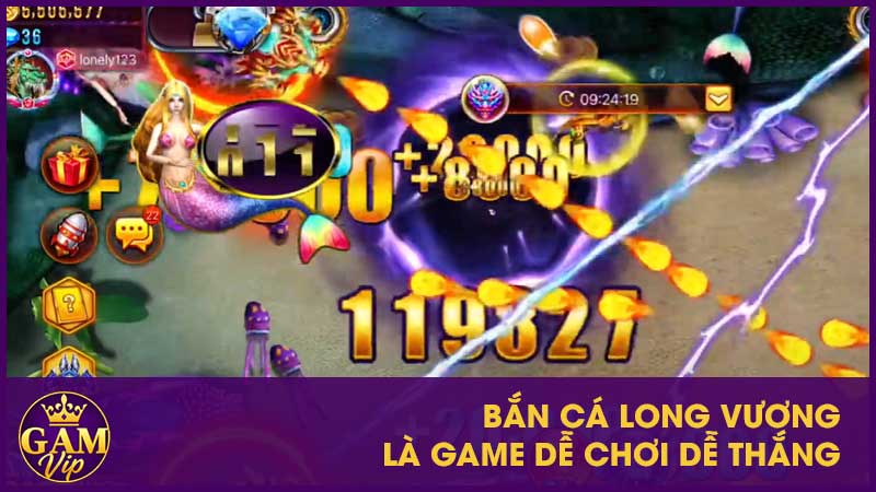 Bắn cá Long Vương là game dễ chơi dễ thắng